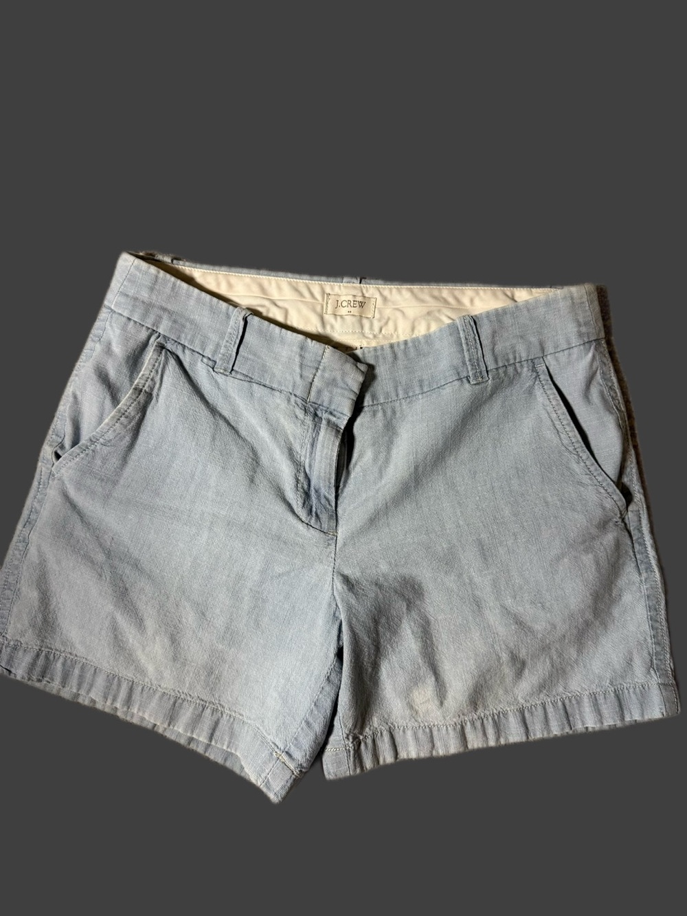 J. Crew Broken-in Chambray Women's Shorts Size 2 - Runs Large